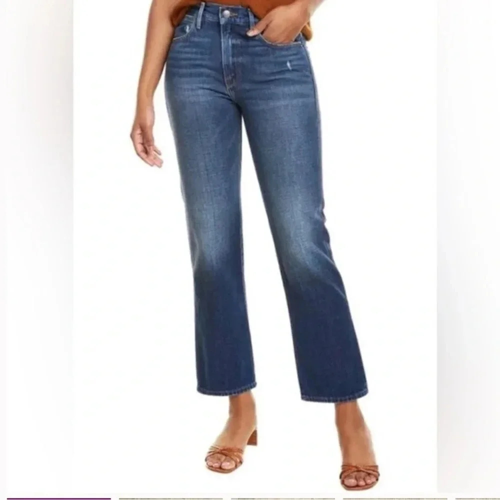 NWOT FRAME Le Pixie Hollywood Jeans Cropped Straight Leg Calhoun Casual Women 25